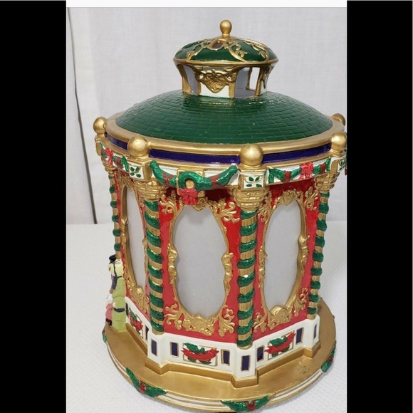 Rare Vintage Mr Christmas Moving Lighted Carousel - Picture 7 of 12